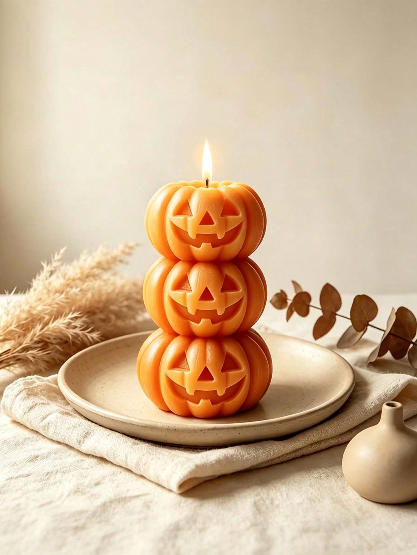 Home Fragrance Usa - 1 vela de Halloween con forma